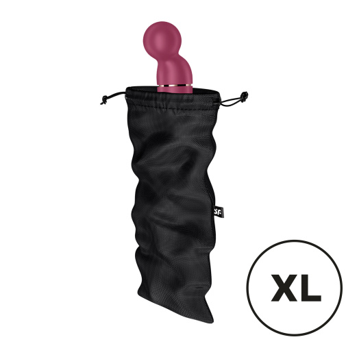 Satisfyer Treasure Bag XL - fekete tároló tasak szexjátékokra