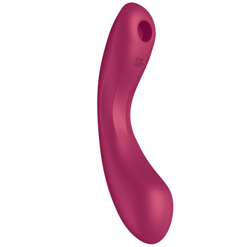 Satisfyer Curvy Trinity 1 érintésmentes csiklóizgató és vibrátor piros